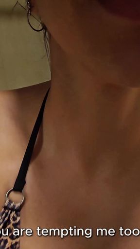 I seduce my neighbor by the pool and he fucks me in the bathroom   Clip 2