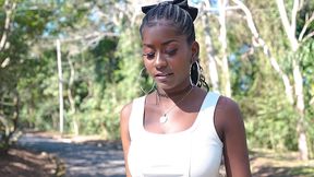 jenny pretinha - a 20yo dark-skinned beauty with perfect breasts pays for a trip with rough anal sex for a guy with a huge cock (wet version) at018