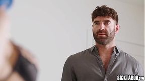 Dominant babe Jewelz Blu fucks two guys Chad Alva and big dick Ken Feels