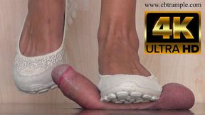 Rough Cock and Ball Trampling in Ballet Flats by Lara Cuore - Part 1 of 2 (4K)