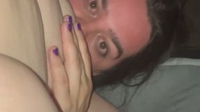 Eating Her Breakfast