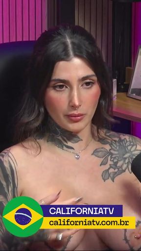 Jaw-dropping moment from &quot;Hottest Podcast Ever: Brunette &amp; Blonde Strip Guest&#039;s Lingerie &amp; the Wild Orgy Begins!&quot;