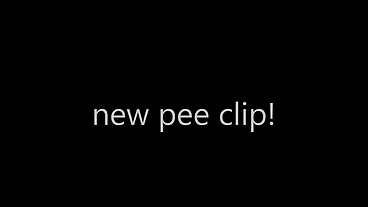 a very wet video, with diaper