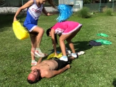 cheerleader trampling