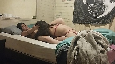 amateur threesome with two beautiful latinas