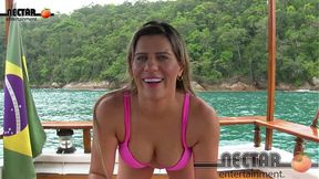 Big Bambu Fucks The Ass Of Famous Brazilian Actress Katharine Madrid On A Pool Table!