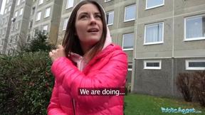 ”Inked Russian Beautiful Babe Takes Thick Meat”