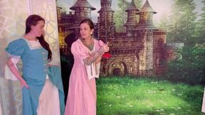 Maidens find the way into the Castle - HAND OVER MOUTH - Slutty Sarah & Summer Raez HIDEF