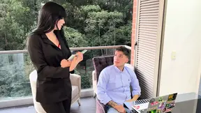 My boss asks me to shave first before we make horny love in the office