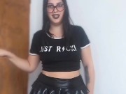 Te atrapo oliendo tangas y te humillo por PAJERO. Tease and denial. Edging JOI Femdom Argentina POV