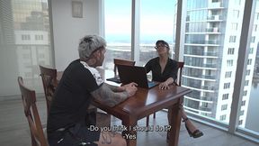 abogada hot me aconseja follarla para facilitar olvidar a mi ex