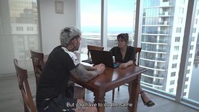 abogada hot me aconseja follarla para facilitar olvidar a mi ex