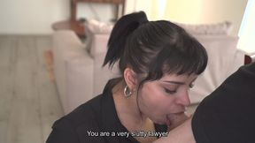 abogada hot me aconseja follarla para facilitar olvidar a mi ex