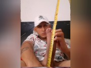 (LA VERGA MAS GRANDE) Me Mido La Verga Con Una Cita Métricas Me Mide 25Cm - 9.8 Pulgadas - Brayan Os