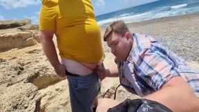 Wanking On The Beach 5 Min