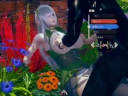 【性格おおらかで優しい】 AI少女プレイ動画(銀髪爆乳エルフ美少女と乳揉みエッチ)3DCGエロゲーム.【Hentai Game Ai Shoujyo 】Big tits Silver hair elf