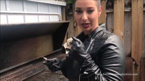 Leather BBQ jerkoff POV_wmv_