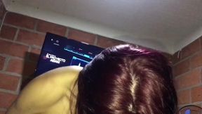 sexo real apasionado con la nueva puta sucia de mi mujer me da una rica mamada profunda descuidada y le gusta montar mi polla y termina con mi semen adentro del cono - amateur nora milf - andy