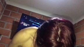 sexo real apasionado con la nueva puta sucia de mi mujer me da una rica mamada profunda descuidada y le gusta montar mi polla y termina con mi semen adentro del cono - amateur nora milf - andy