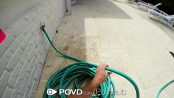 Charity Crawford's Steamy Skinny Dipping POV - Big Dick, Small Tits, and a Public Face