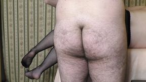 Wife enjoys threesome with hubby and friend, no condom!