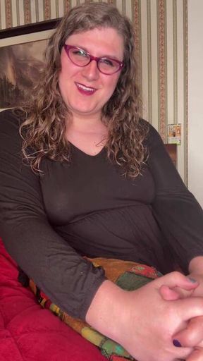 Trans Step-Mom helps her trans step-daughter - POVTrans Step-Mom helps her trans step-daughter - POV