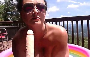 Big-Tits Shea's Solo Balcony Pool Bath