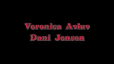 Veronica Avluv and Dani Jensen Lingerie Ass Eating Fun