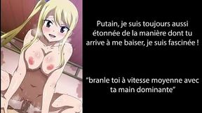 Aide &agrave_ la masturbation joi fr Lucy Fairy Tail