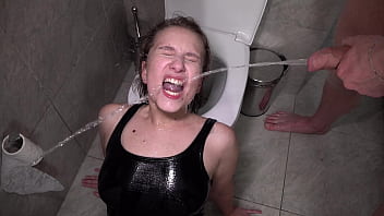 DAP - PISS - DRINKING - WASH - Anastasia Mistress VS 3 Big Pissing Cock (wet)