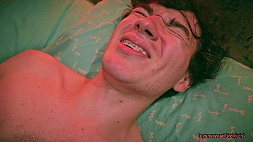 POV Twink Edging Oil Handjob With Post Cum Play Camilo Brown Jerking Emmanuel Kokichi