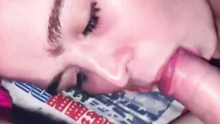 Teens bimbo face screwed and jizzed