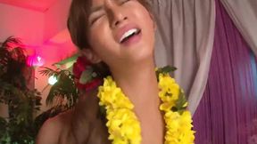 Tanned babe Nozomi Aso gets face slammed in part 3