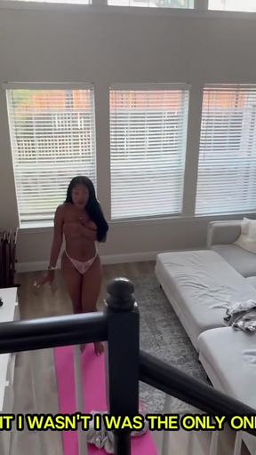 Sneaky Stepbro tears A Hole In My Yoga Pants Without Me Knowing   Clip 1