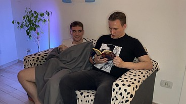 Horny Step-Bro Jerks Off Till It Turns Into Rough Fuck 4K