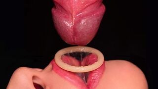 SweetheartKiss's Condom-Breaking BJ: Dual Cumshots & Cock Milking!
