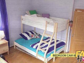 Fake Hostel Wicked nerd bangs like avid squirting over landlord