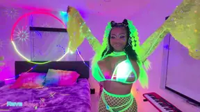 Tia Maria owns the afterparty scene with her fishnets and attitude! This