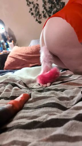 My pussy gets DESTROYED by MASSIVE dildo
