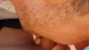 Man in Suit - Backyard Suck and Cum