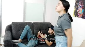 Nympho stepsister wants to be passionately fucked by her stepbrother CREAMPIE - Porn in Spanish