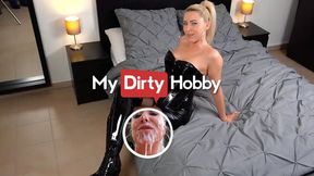 Blonde babe gets massive dick&#x1F346; rammed up her ass&#x1F351; crack