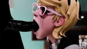 Bald Slut Judy gets anal fucked and fingered until she squirts