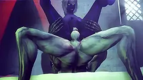 Uncontrolled Experiment ~THICC Queen Nualia rides on a hard cock