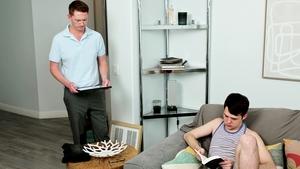 Embarrassed Twink Finds Confidence with Stepdad