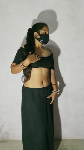 Young Tight Boobs Bhabhi Playing with Self