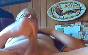 grandpa jerking off
