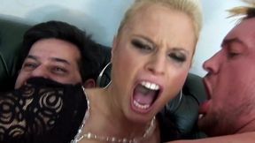 Cosplay Three Scene-4 orgy with Three Busty Girls in Uniforms Getting Fucked in Double Penetration