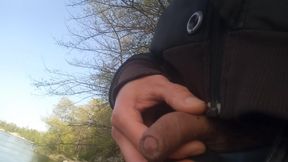 Jon Arteen Pulls Out His Beautiful Penis and Urinates Outdoors. Gay Porn with an Asian Twink