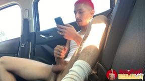 Eddy Blanco Waxes His Car With Jizz